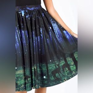 RARE!!! Blackmilk Shadow Orbs midi skirt xs